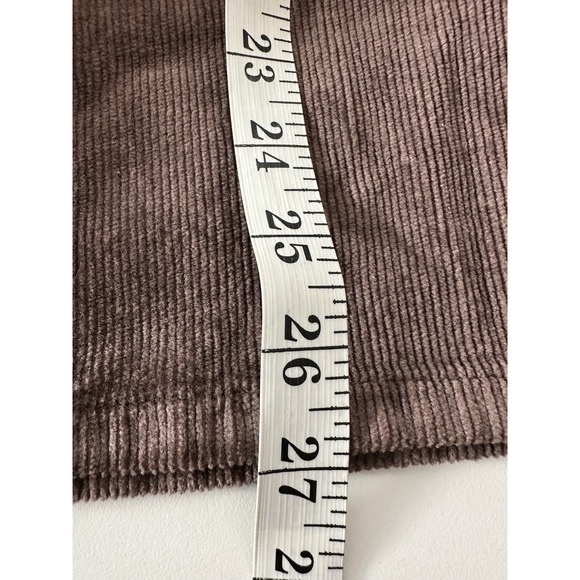New Pilcro Anthropologie Corduroy Jeans Women Size‎ 33 Brown The YaYa High Rise - Picture 12 of 13